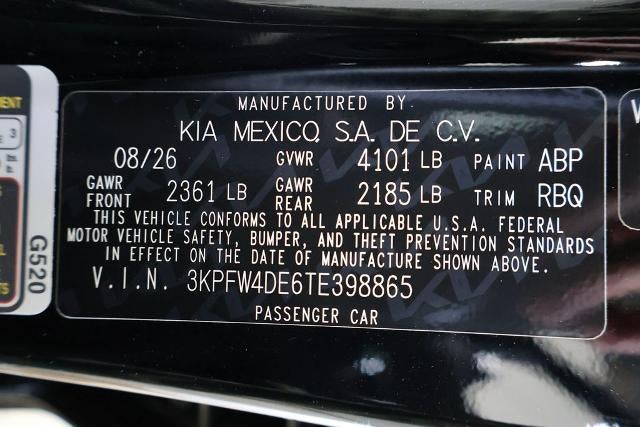 2026 Kia K4 GT-Line