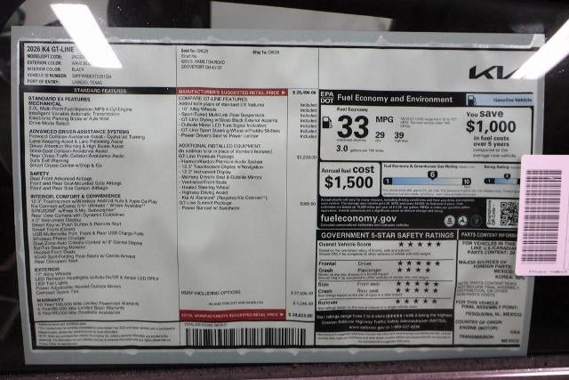 2026 Kia K4 GT-Line