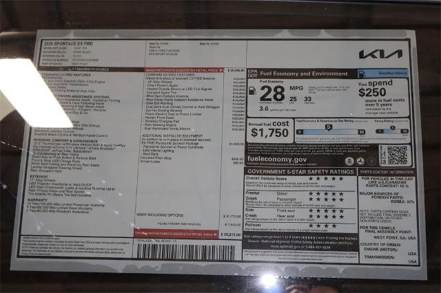 2026 Kia Sportage EX