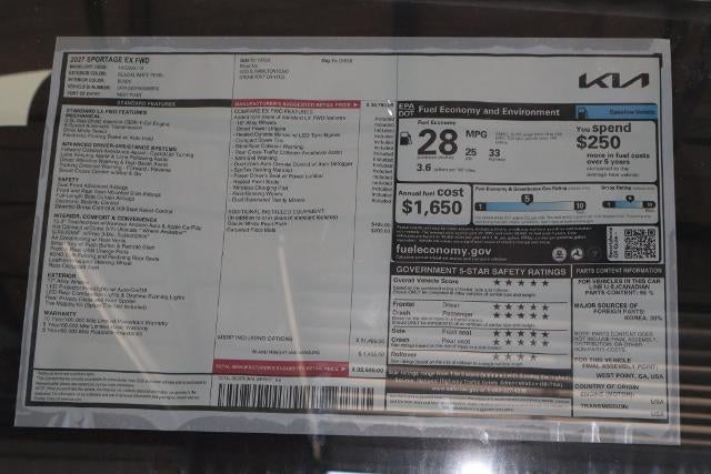 2027 Kia Sportage EX