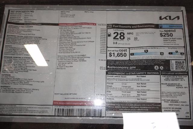 2027 Kia Sportage EX