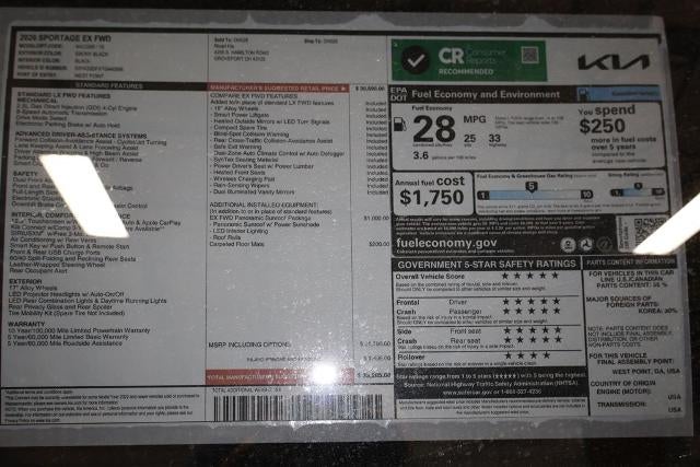 2026 Kia Sportage EX