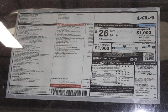 2026 Kia Sportage EX