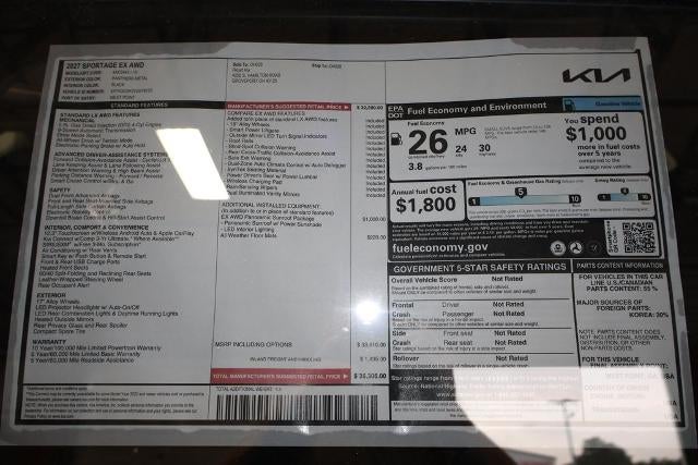 2027 Kia Sportage EX