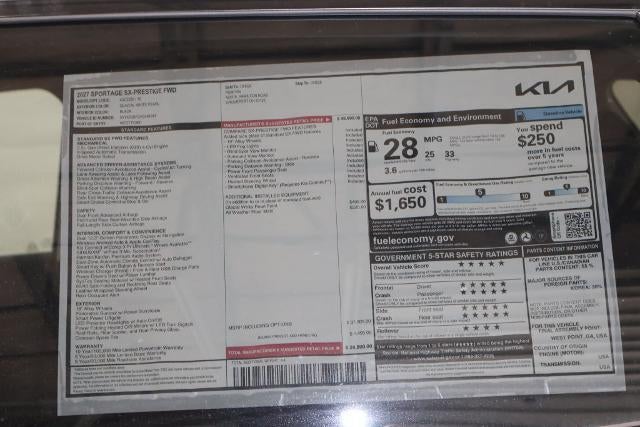 2027 Kia Sportage SX-Prestige