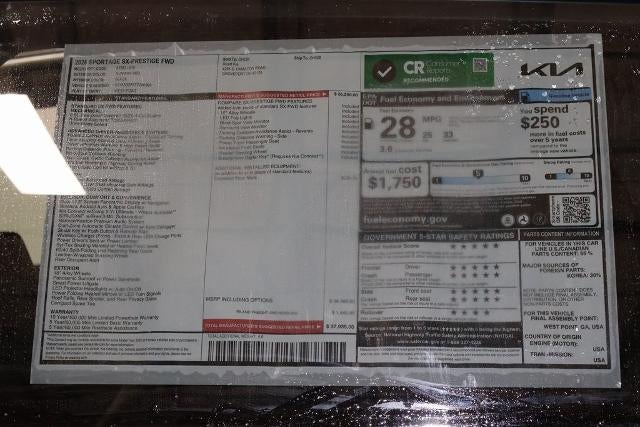 2026 Kia Sportage SX-Prestige