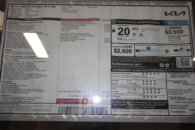 2025 Kia Telluride SX-Prestige X-Line
