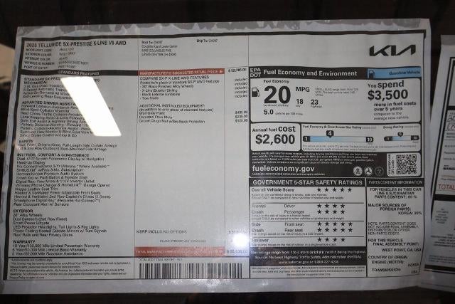 2025 Kia Telluride SX-Prestige X-Line