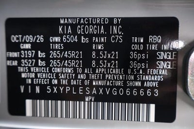 2027 Kia Telluride Hybrid X-Line SX-Prestige