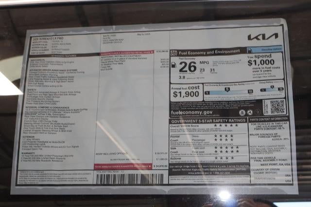 2026 Kia Sorento LX