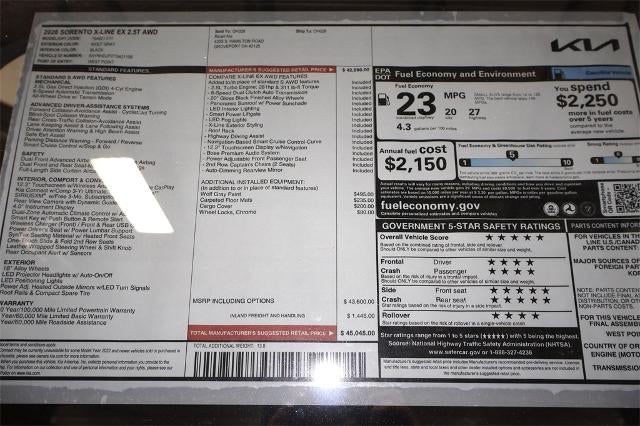 2026 Kia Sorento X-Line EX