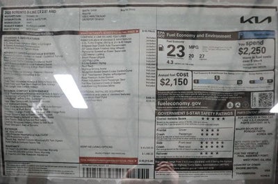 2026 Kia Sorento X-Line EX