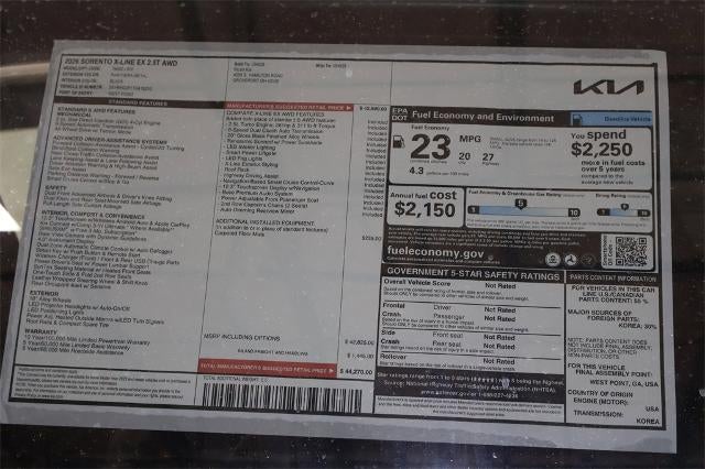 2026 Kia Sorento X-Line EX