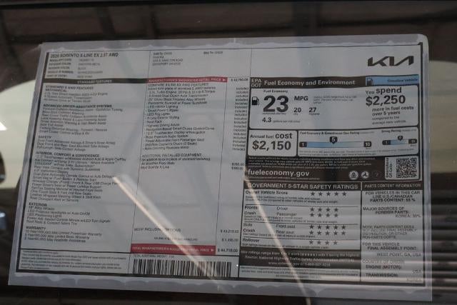 2026 Kia Sorento X-Line EX