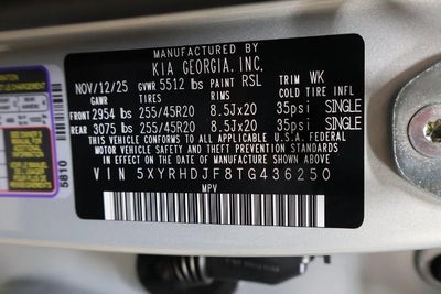 2026 Kia Sorento X-Line EX