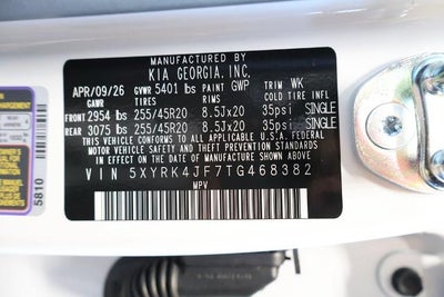 2026 Kia Sorento SX
