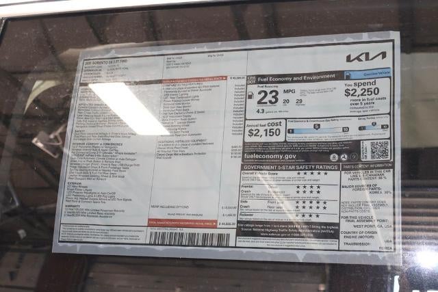 2026 Kia Sorento SX