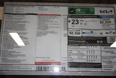 2026 Kia Sorento X-Line SX Prestige