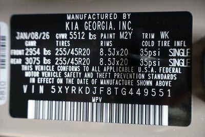 2026 Kia Sorento X-Line SX Prestige