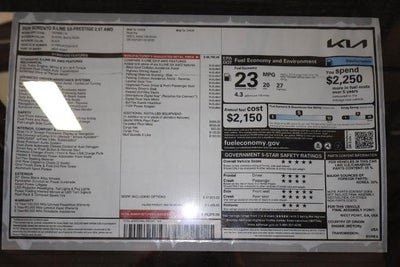 2026 Kia Sorento X-Line SX Prestige