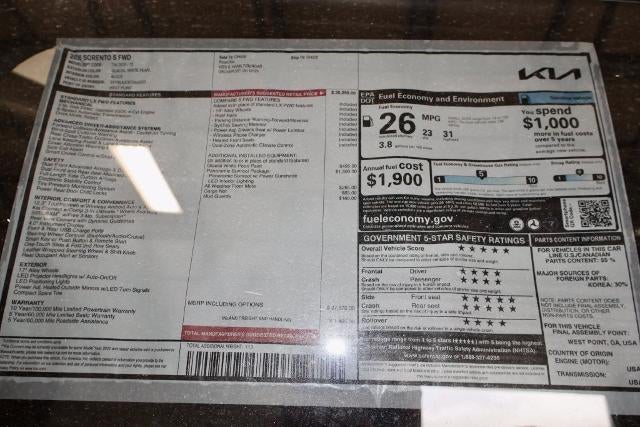 2026 Kia Sorento S
