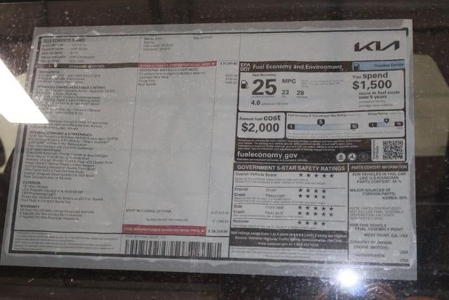 2026 Kia Sorento S