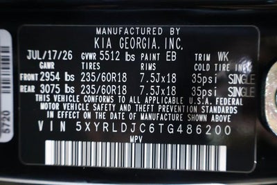 2026 Kia Sorento S