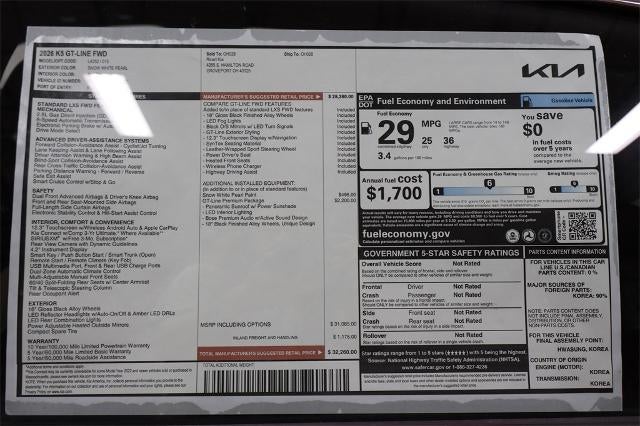 2026 Kia K5 GT-Line
