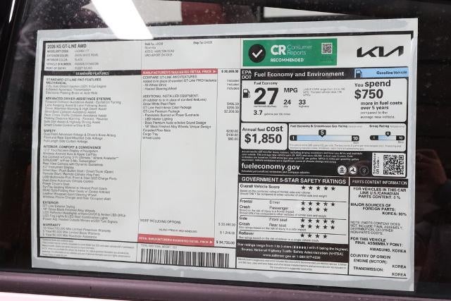 2026 Kia K5 GT-Line