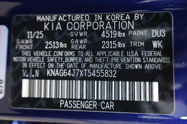 2026 Kia K5 GT-Line