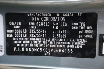 2027 Kia Carnival EX