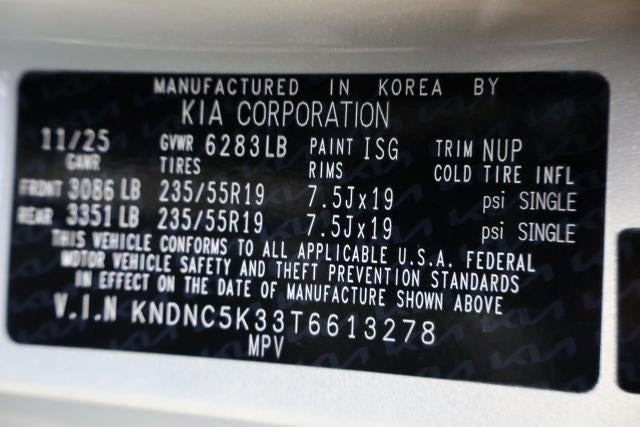 2026 Kia Carnival EX