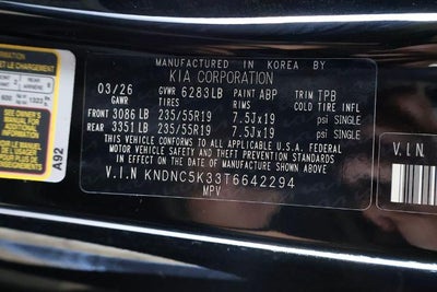 2026 Kia Carnival EX
