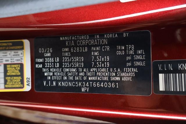 2026 Kia Carnival EX