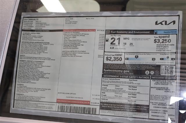 2026 Kia Carnival EX