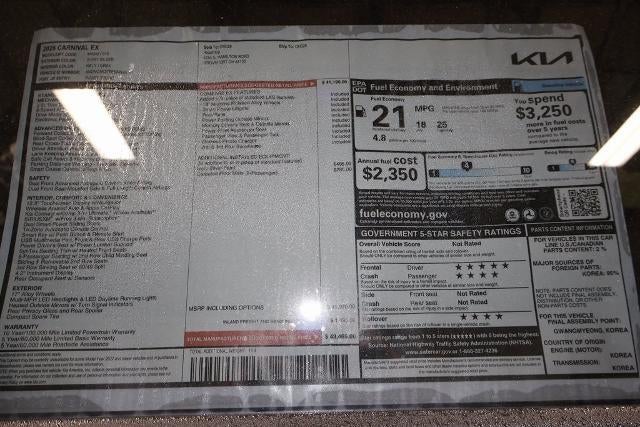 2026 Kia Carnival EX