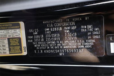 2026 Kia Carnival EX