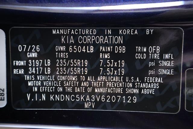 2027 Kia Carnival Hybrid EX