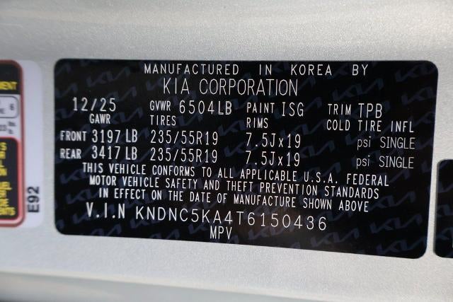 2026 Kia Carnival Hybrid EX