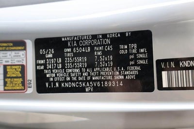 2027 Kia Carnival Hybrid EX