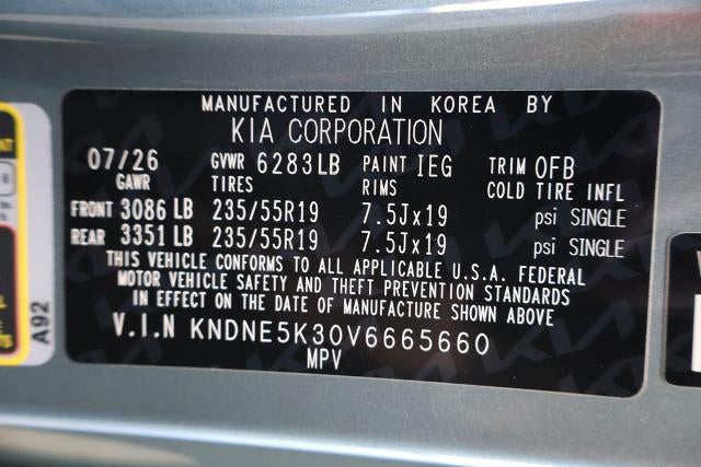 2027 Kia Carnival SX