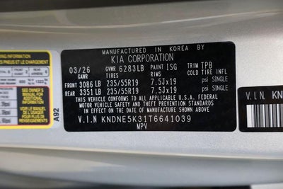 2026 Kia Carnival SX