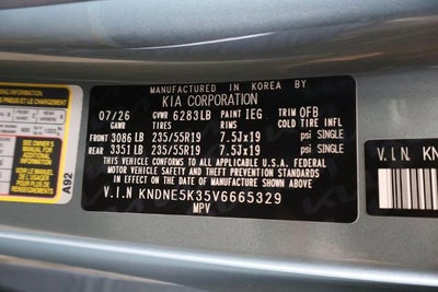 2027 Kia Carnival SX