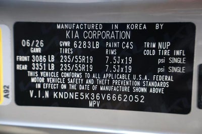 2027 Kia Carnival SX