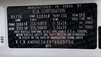 2026 Kia Carnival SX