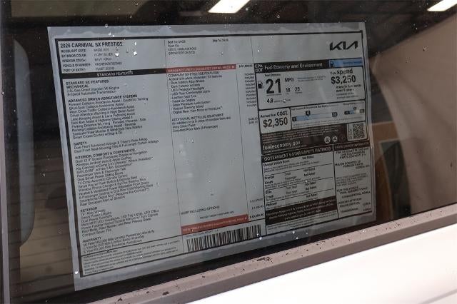2026 Kia Carnival SX Prestige