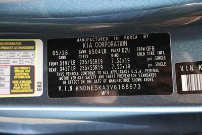 2027 Kia Carnival Hybrid SX Prestige