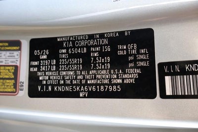 2027 Kia Carnival Hybrid SX