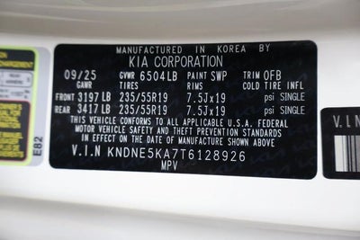 2026 Kia Carnival Hybrid SX Prestige