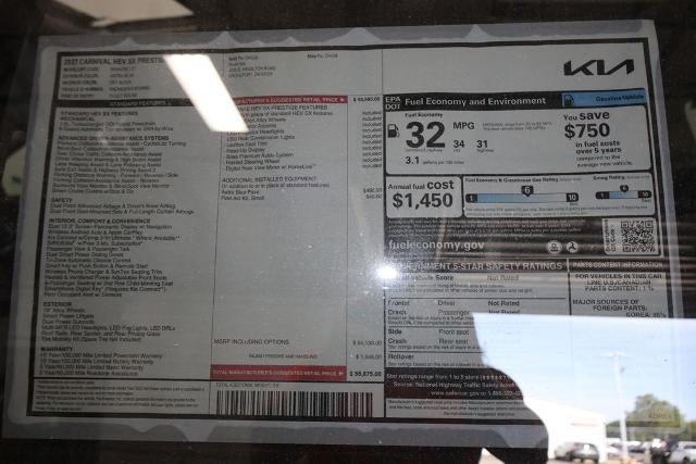 2027 Kia Carnival Hybrid SX Prestige